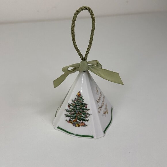 Spode Christmas Bell Ornament Fine Bone China England - Picture 1 of 7